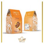 Almond and orange coated dates