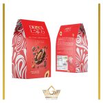 Dates coated with almond kernels and coffee flavor