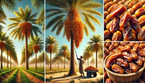 How are dates grown